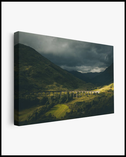 Glenfinnan Viaduct Panorama Canvas