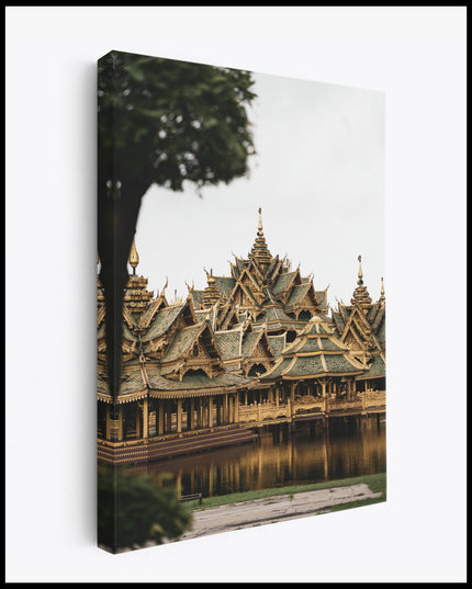 Buddhist Temple Canvas