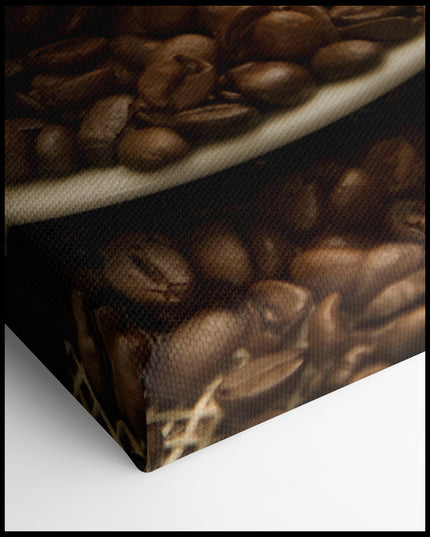 Steaming Coffee Canvas