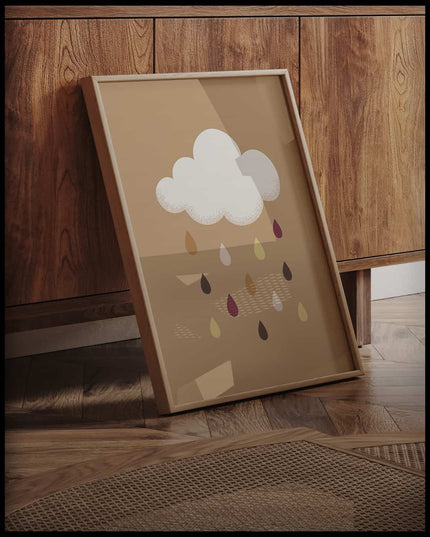 Rain Cloud Children Poster