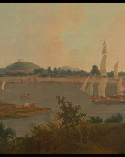 Pinnace sailing down Ganges