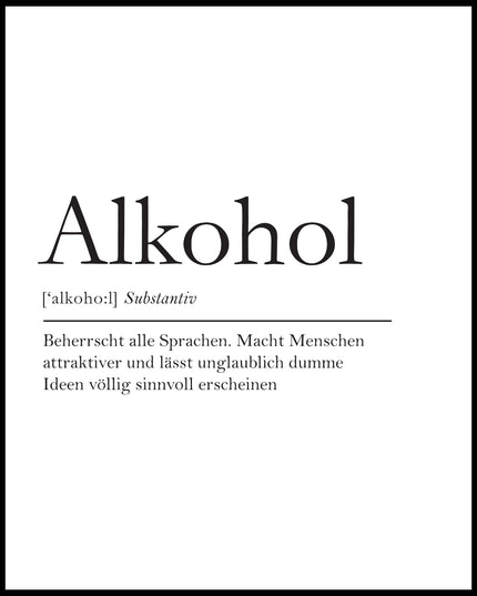 Definition Alkohol