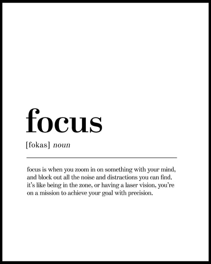 Definition Focus