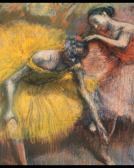 Deux Danseuses Jaunes Et Roses