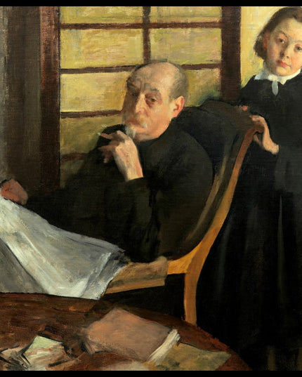 Henri Degas and His Niece Lucie Degas (The Artist’s Uncle and Cousin)