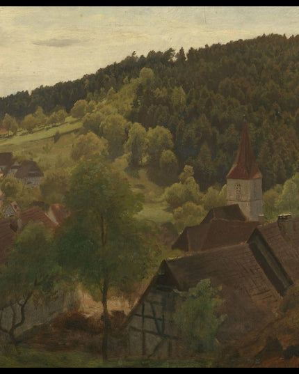 Landscape from Ebersteinburg in Baden