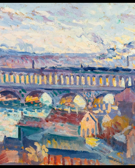 Vue Sur Le Viaduc D'auteuil