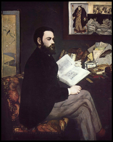 Porträt von Emile Zola