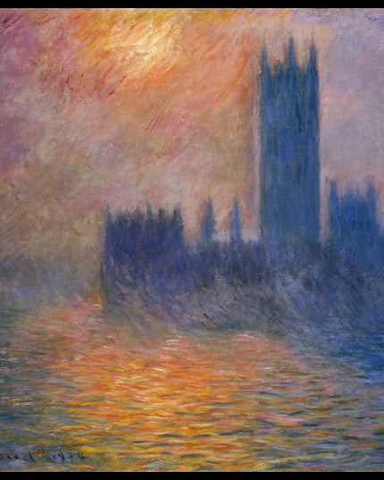 The Houses of Parliament (Sunset)