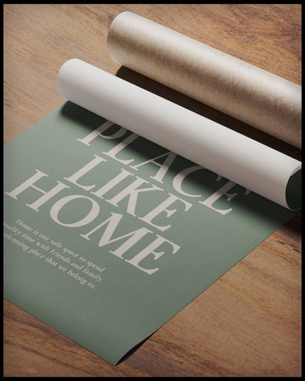 There Is No Place Like Home Illustration Poster