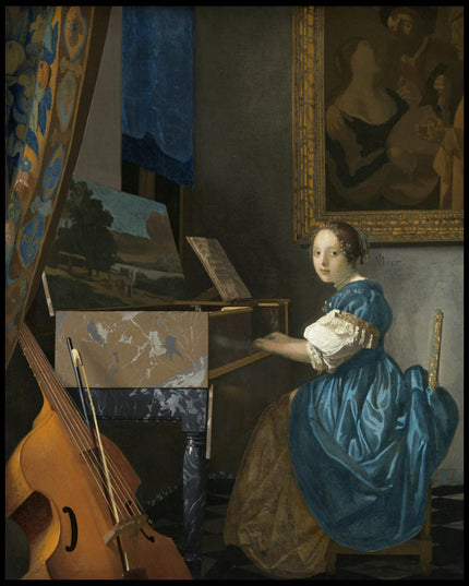 Lady Seated at a Virginal