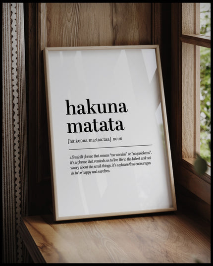 Definition Hakuna Matata